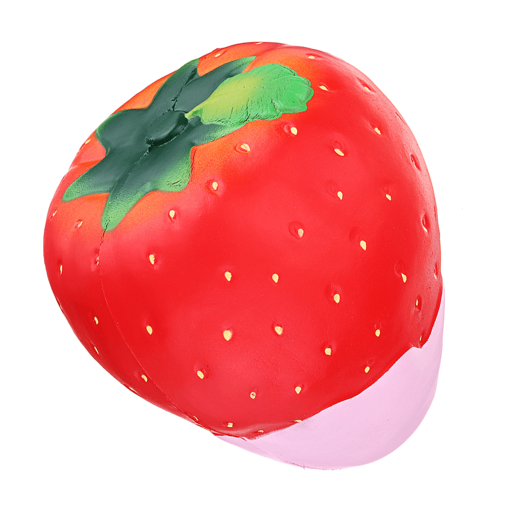 Puni Maru Super Humongous Classic Strawberry Dipped in Squishy Licensed Slow Rising Toy 35Cm