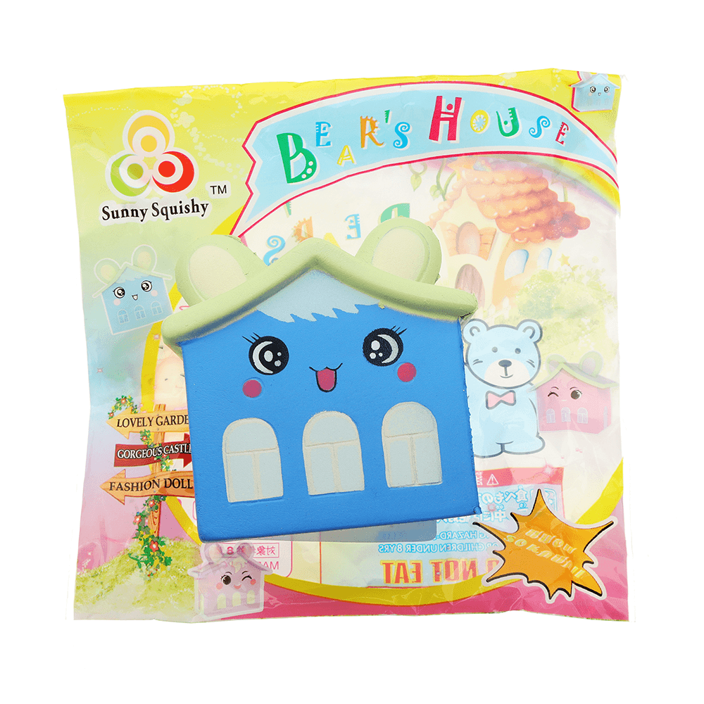 Sunny Squishy Bear House 8*11*8.5Cm Slow Rising with Packaging Collection Gift Soft Toy