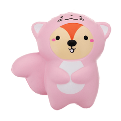 Tail Bear Squishy 10.5 * 11CM Levantamiento lento con empaque Colección Regalo Juguete suave