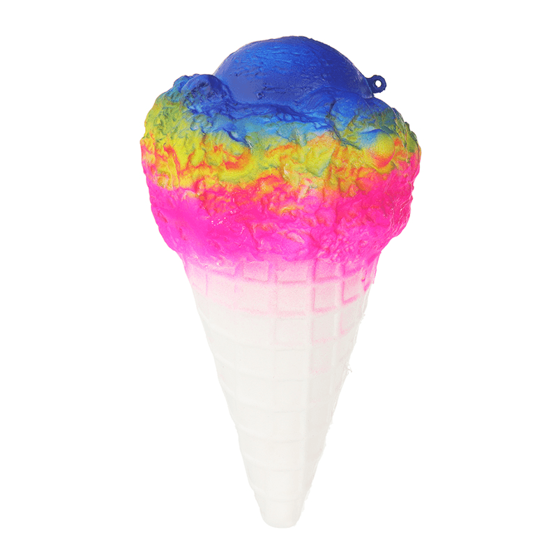 19Cm Jumbo Squishy Ice Cream Multicolor Slow Rising Soft Collection Gift Decor Toy