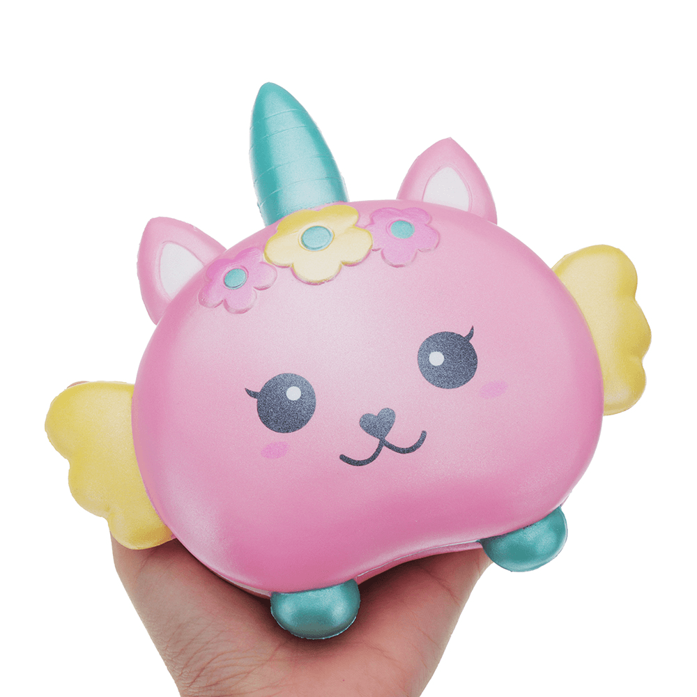 Oriker Unicorn Burger Squishy 16CM Slow Rising with Packaging Collection Gift Soft Toy