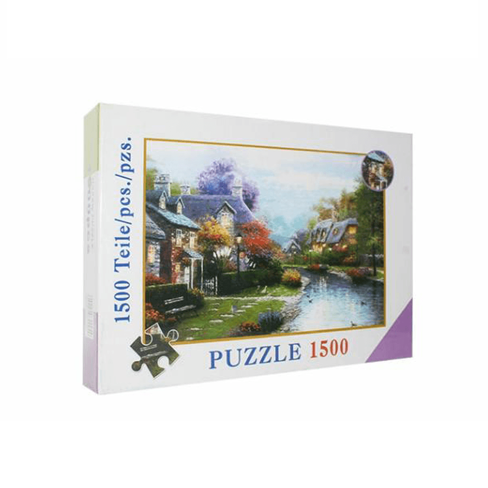 1500 Teile Puzzle Spielzeug DIY Montage Papier Puzzle Spielzeug Wandbehang Malerei Landschaft Spielzeug