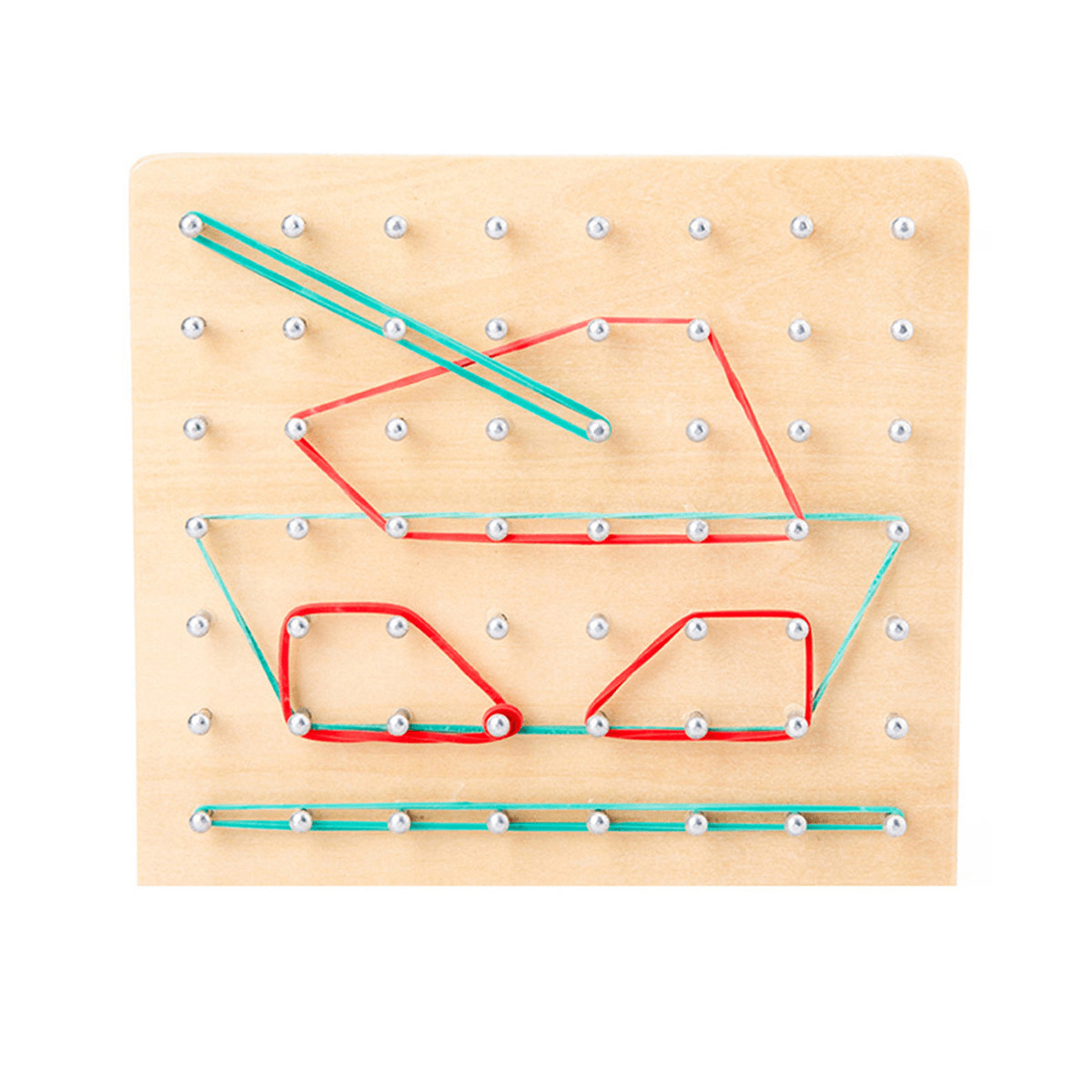 Montessori Traditional Teaching Geometry Puzzle Pattern Educational School Home Game Toy for Kids Gift