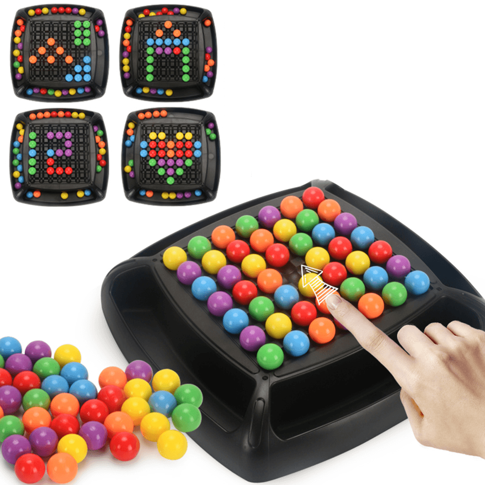 Desktop-Butt-To-Play-Spiel Rainbow Ball Puzzle-Spielzeug für Kinderspielzeug