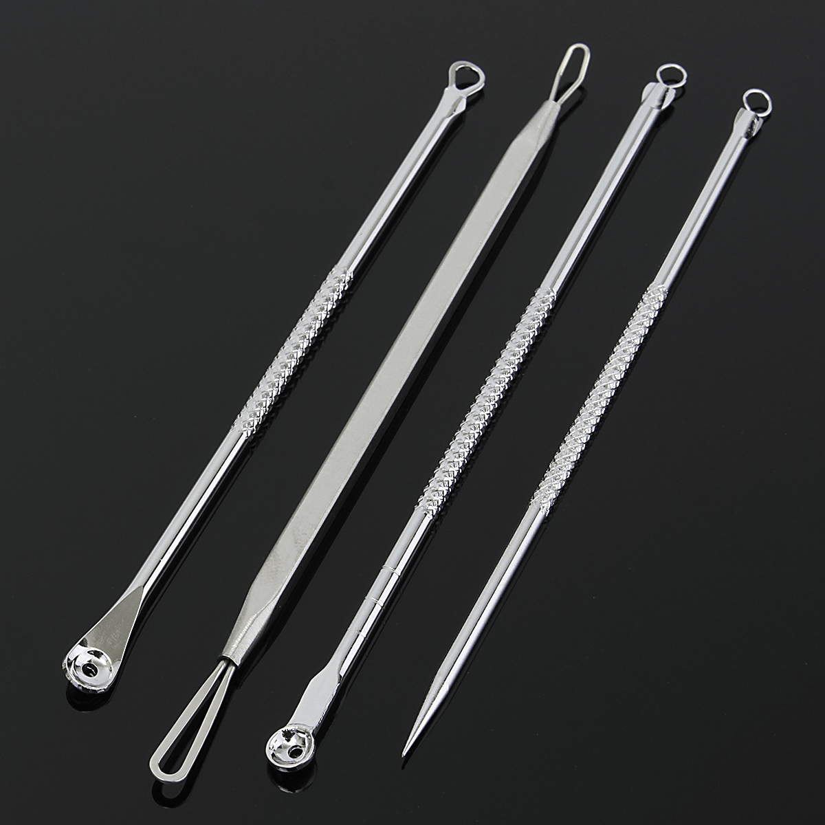 7 Set to Choose Stainless Silver Blackhead Extractor Remover Facial Care Tool Blemish Acne Pimple