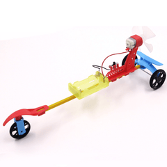 F1 Air Slurry Electric Racing Car Wind Tricycle DIY Toy Series Technology Assembly Model Toy for Kids Learning Gift