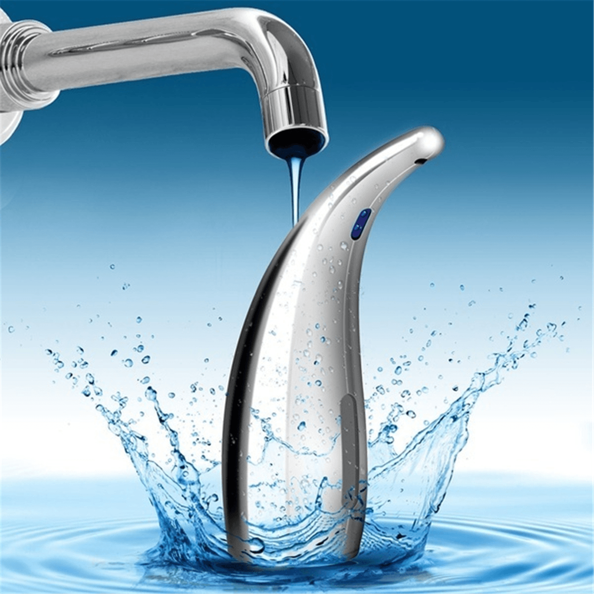 300Ml Automatic Soap Dispenser Auto Sensor Liquid Smart Hand Washer Bathroom