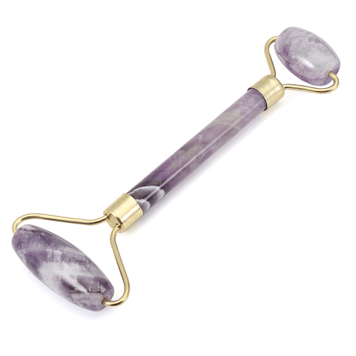 Amethyst Jade Roller Facial Massage Roller anti Wrinkles Minimize Enlarged Pores Tighten Firm