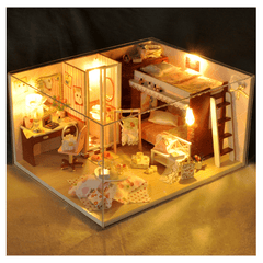 TIANYU DIY Doll House TW34 Reproduction Youth Series Handmade Model Wooden Creative Educational Toy Gift