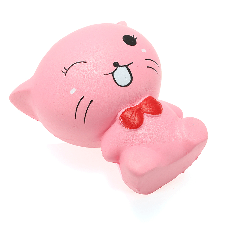 Squishy Cat Kitten 12Cm Soft Slow Rising Animals Cartoon Collection Gift Decor Toy