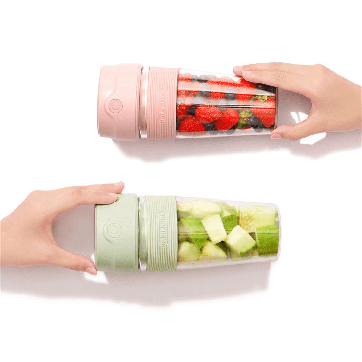 300Ml Portable Electric Fruit Juicer USB Rechargeable Smoothie Maker Juicing Cup