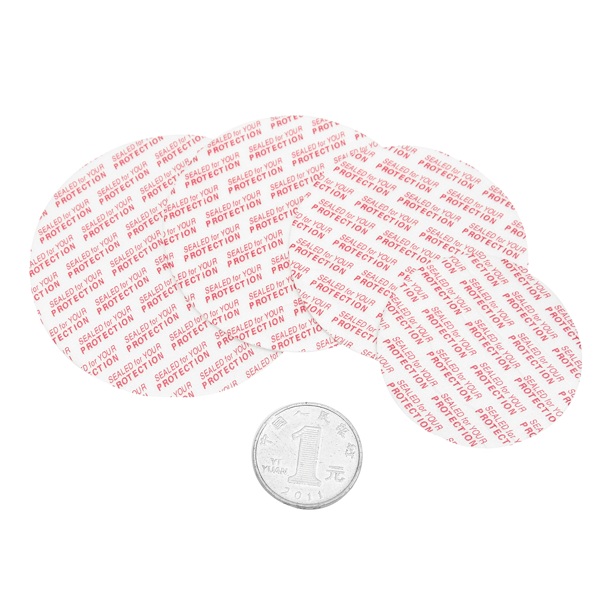 100 Stück 48 bis 70 mm druckempfindliche Liner-Schaum-Sicherheitsmanipulationsdichtungen für Glasdeckelflaschen