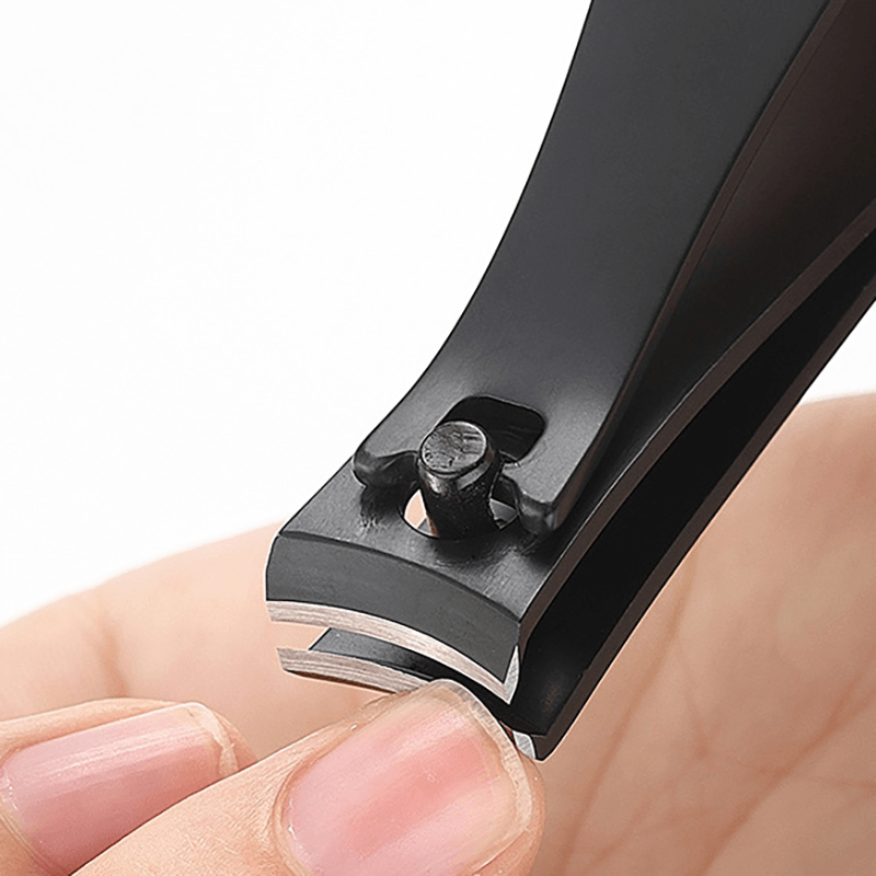 Stainless Steel Black Large Nail Clippers for Trimming Hands and Feet Nails Creative Nail Clipper