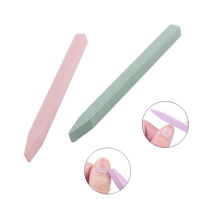 10Pcs Quartz Stone Nail Art Stone Sanding File Buffer Pedicure Tool