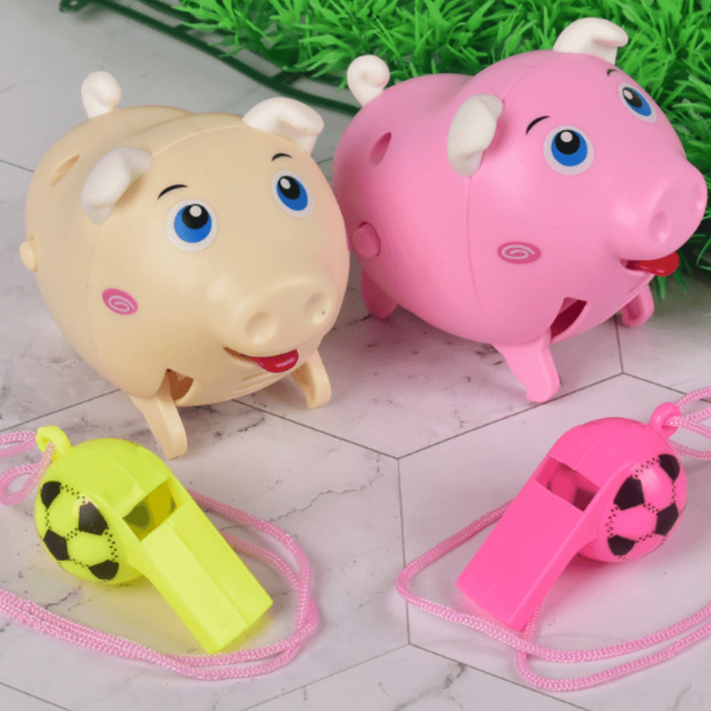 Whistle Pig Voice-Activated Induction Electric Children'S Toys Lighting Music Whistling Can Run