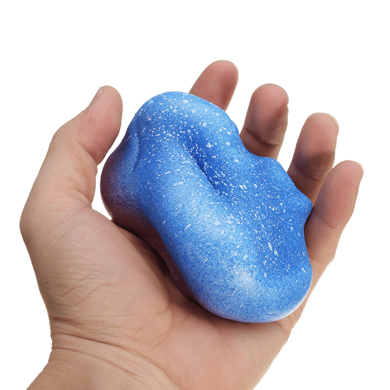 Squishy Starry Night Star Moon Bun Bread 9Cm Gift Soft Slow Rising with Packaging Decor Toy