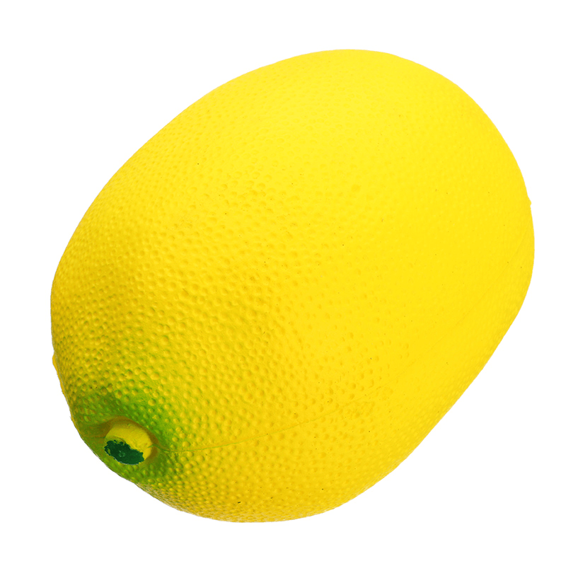 Squishy Yellow Lemon 12Cm Big Soft Slow Rising Fruit Collection Gift Decor Toy