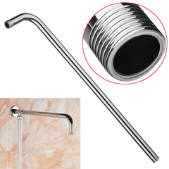 50X10Cm Stainless Steel Silver Shower Head Bracket Wall Mounted Tube Bathroom Accessories