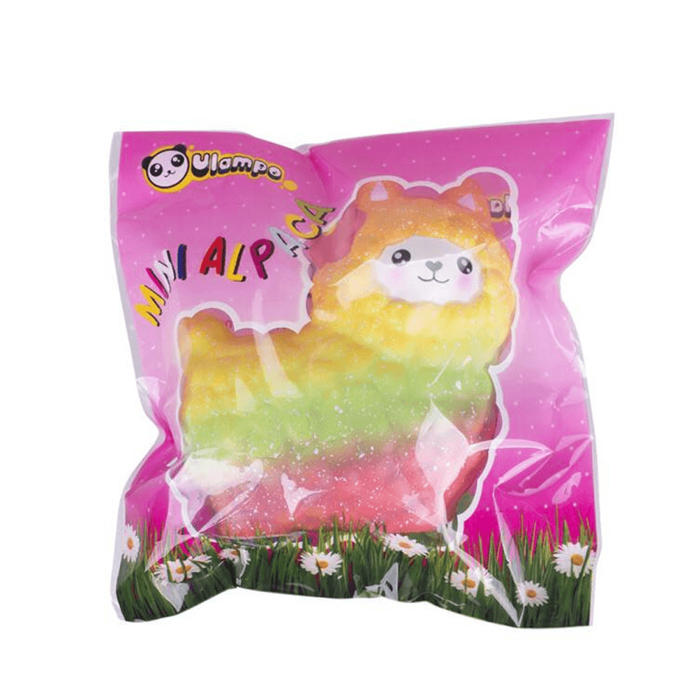 Vlampo Sheep Squishy Cute Alpaca Galaxy Slow Rising Scented Fun Animal Toys Gift