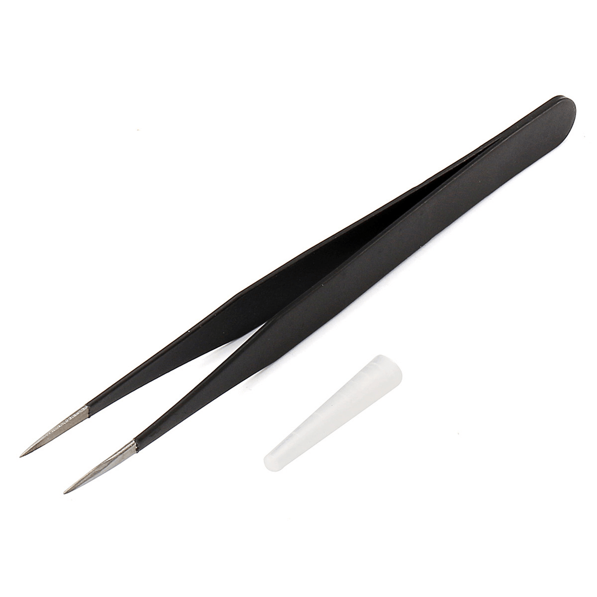 2Pcs Ingrown Hair Tweezers Eyebrow Removal Blackhead Picking Tool Nail Rhinestones Nipper