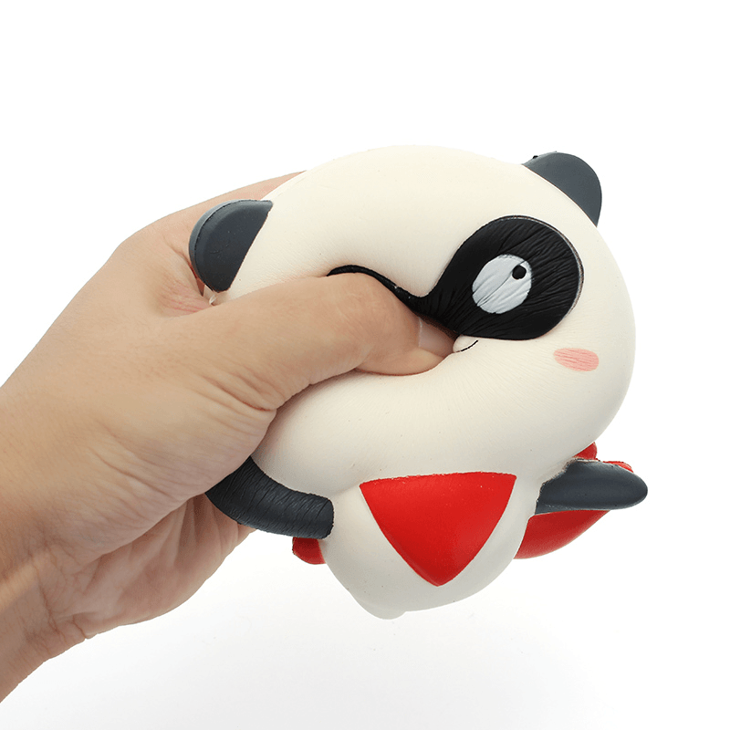 Yunxin Squishy Panda Man Robin Team 12Cm Slow Rising with Packaging Collection Gift Decor Toy