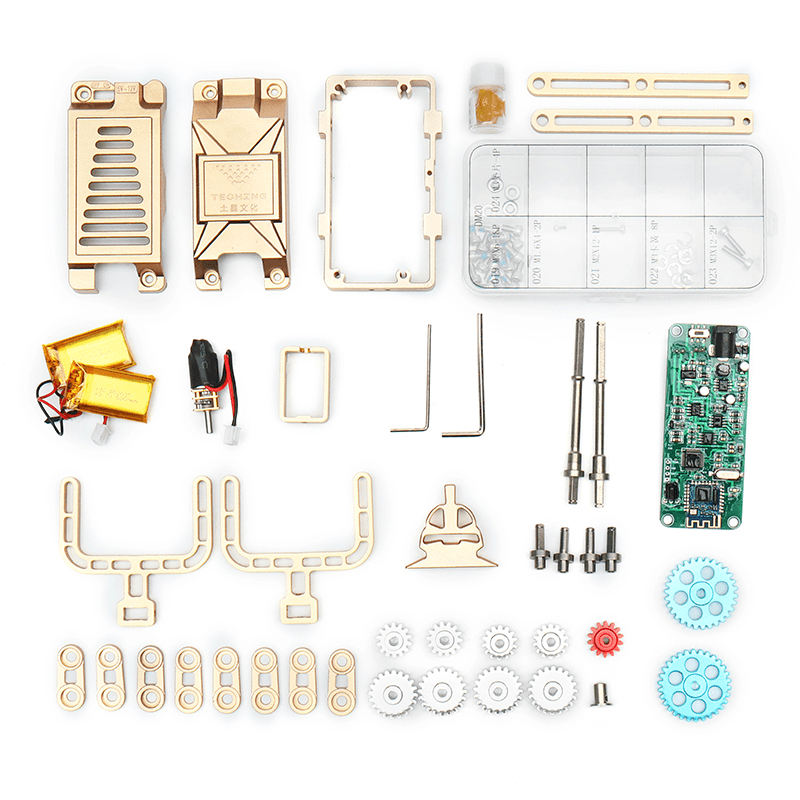 Teching All-Metal Stirling Engine DIY Model Collection Gift Developmental Science Toy DM20