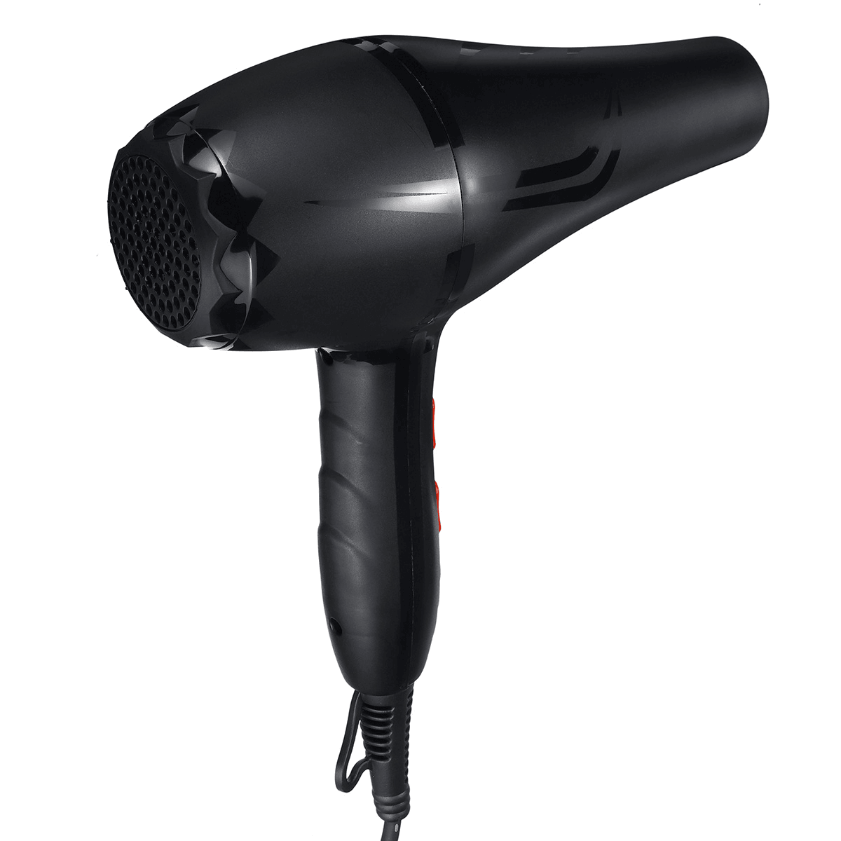 2000W Wind Power Professional Electric Hair Dryer Blower Low Noise Pro + Nozzle