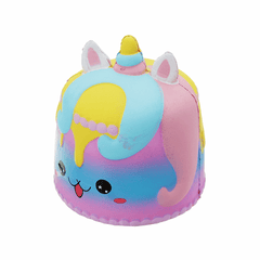 Crown Cake Squishy 11.4 * 12.6Cm Kawaii Cute Soft Solw Rising Toy Colección de regalos de dibujos animados con embalaje