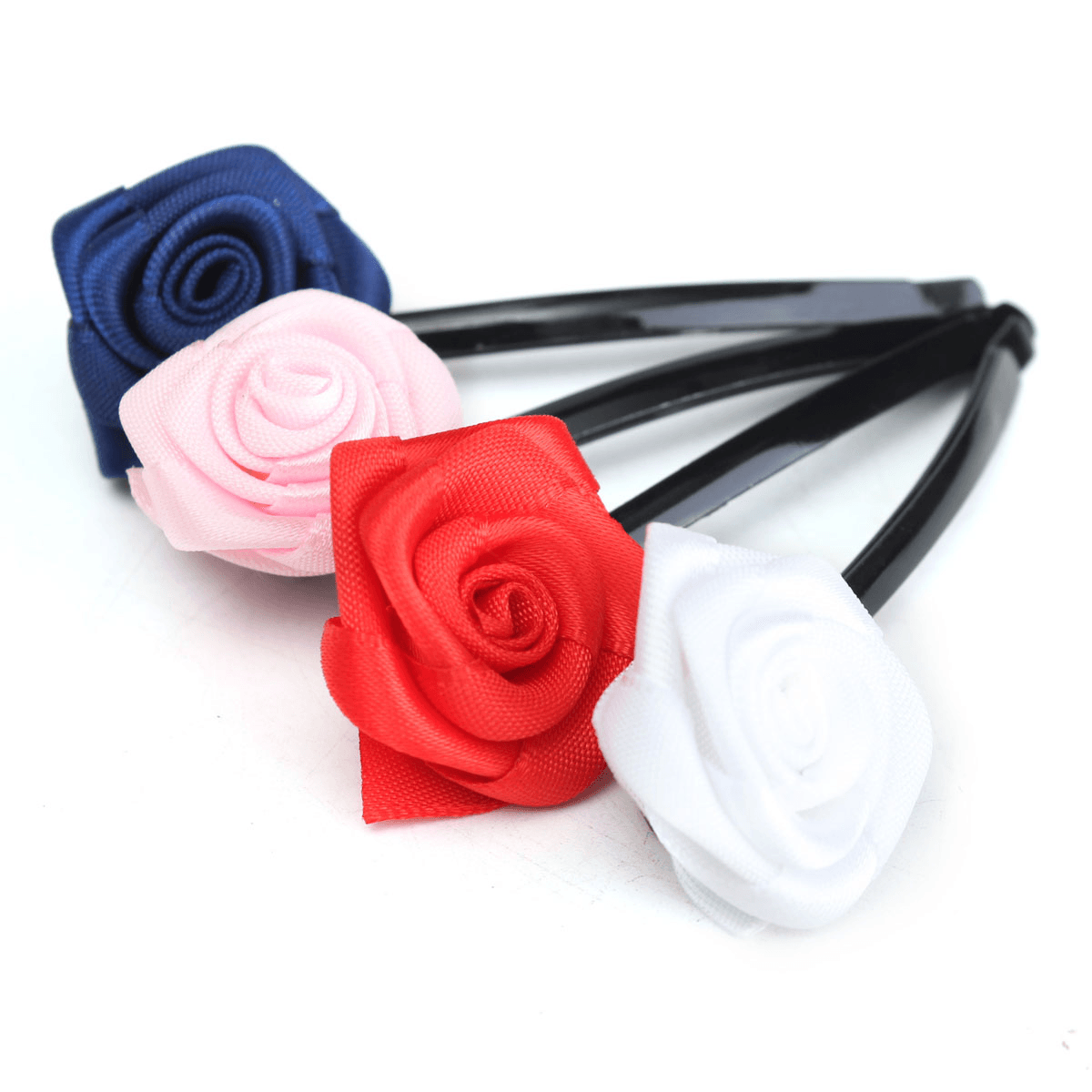 6Pcs Rose Flowers Hair Pins Grips Clips Accessories for Wedding Party