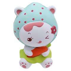 Strawberry Girl Squishy 12CM Slow Rising with Packaging Collection Gift Soft Toy