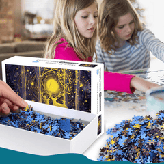 1000 Pieces Space Traveler DIY Assembly Jigsaw Puzzles Landscape Picture Educational Games Toy for Adults Children Pretty Gift