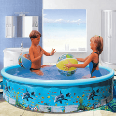 125/155/186/247Cm Retractable Inflatable Swimming Pool Large Family Summer Outdoor Play Party Supplies for Kids Adult