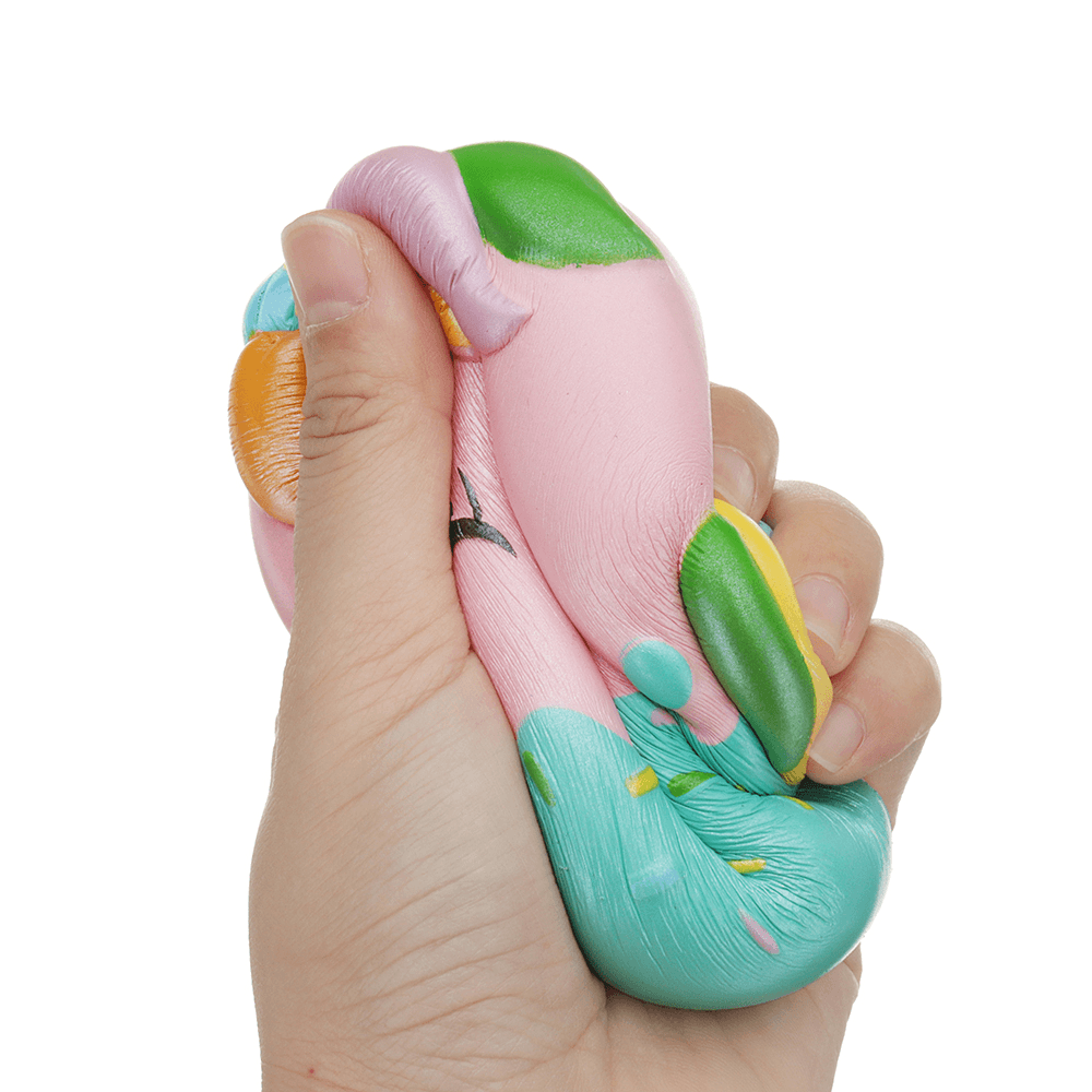 Oriker Donuts Squishy, ​​10 cm, süßes, langsam aufsteigendes Spielzeug, Dekor, Geschenk mit Originalverpackungsbeutel