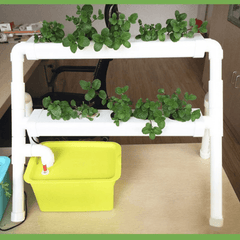 8 Cells Balcony Using Small Hydroponic System Home Garden Small Hydroponic System Introduction for Garden Tool