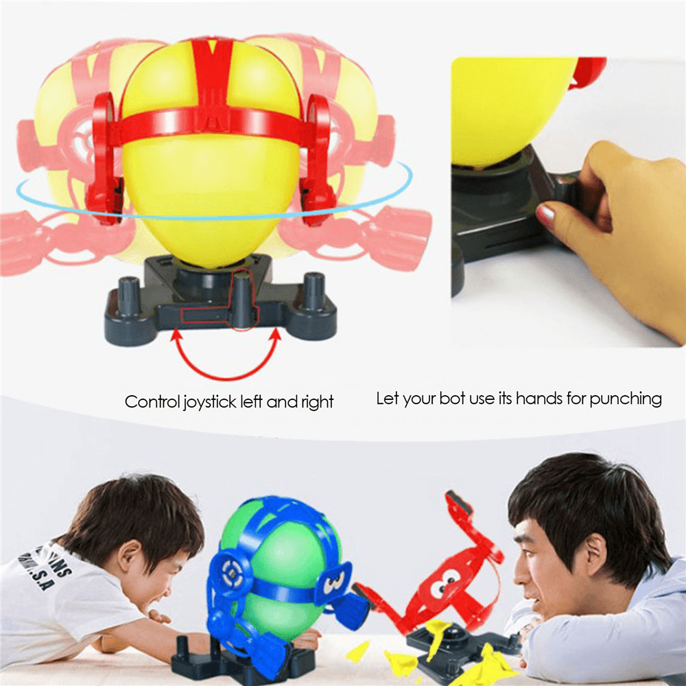 Funny Balloon Bot Battle Game Toy See Who Can Make the Balloon Kids Balloon Fight Game Toy Set