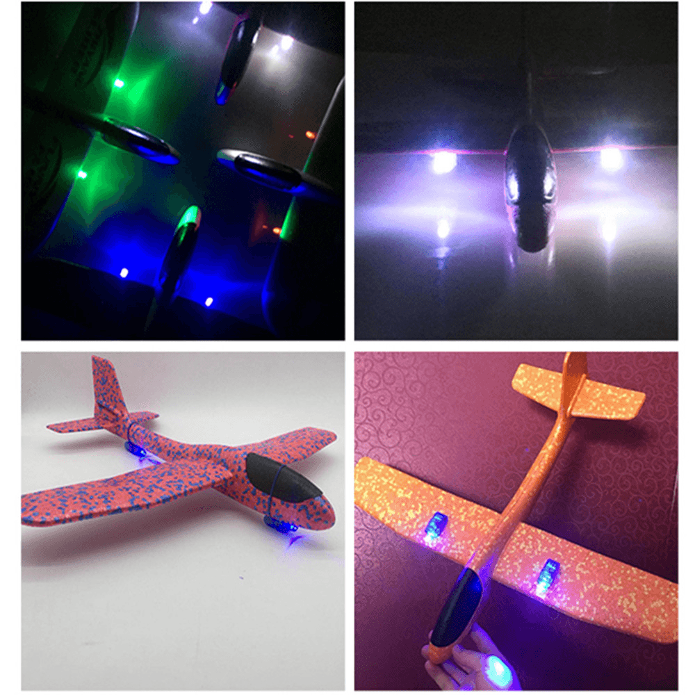 5PCS LED Licht für Epp Hand Starten Werfen Flugzeug Spielzeug DIY Modifizierte Teile Zufällige Farbe