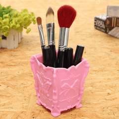 Butterfly Makeup Storage Case Brush Lip Stick Pen Holder Organizer Decorative Box Cosmetic Container