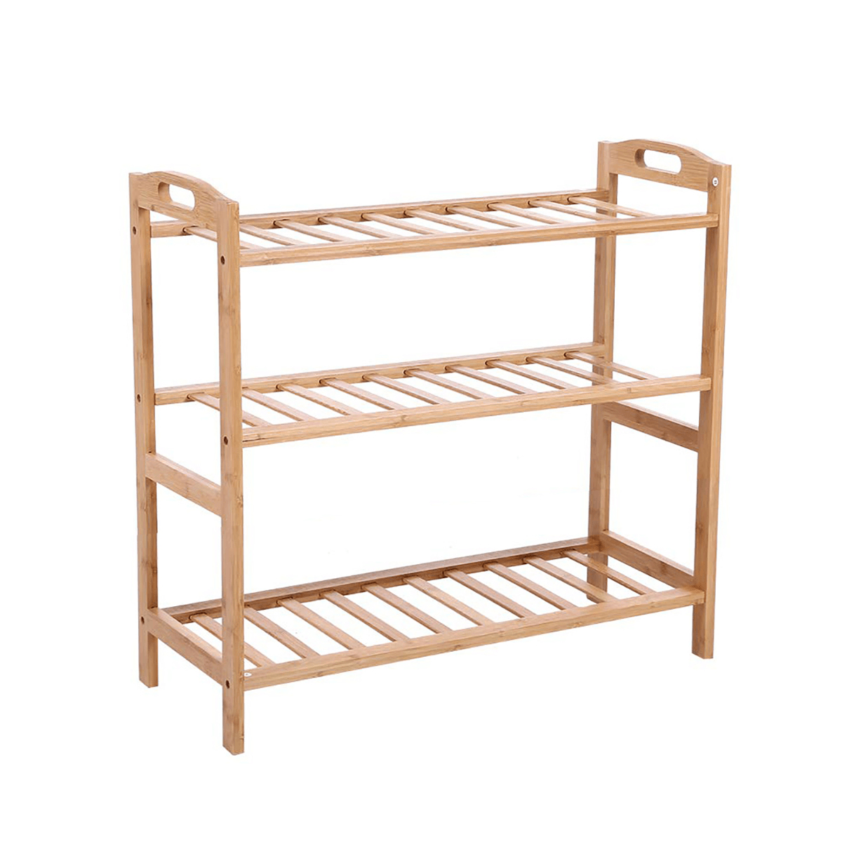 2/3/4/5 Tier Shoe Storage Racks Cabinet Shelf Wooden Stand Home Organizer Bamboo