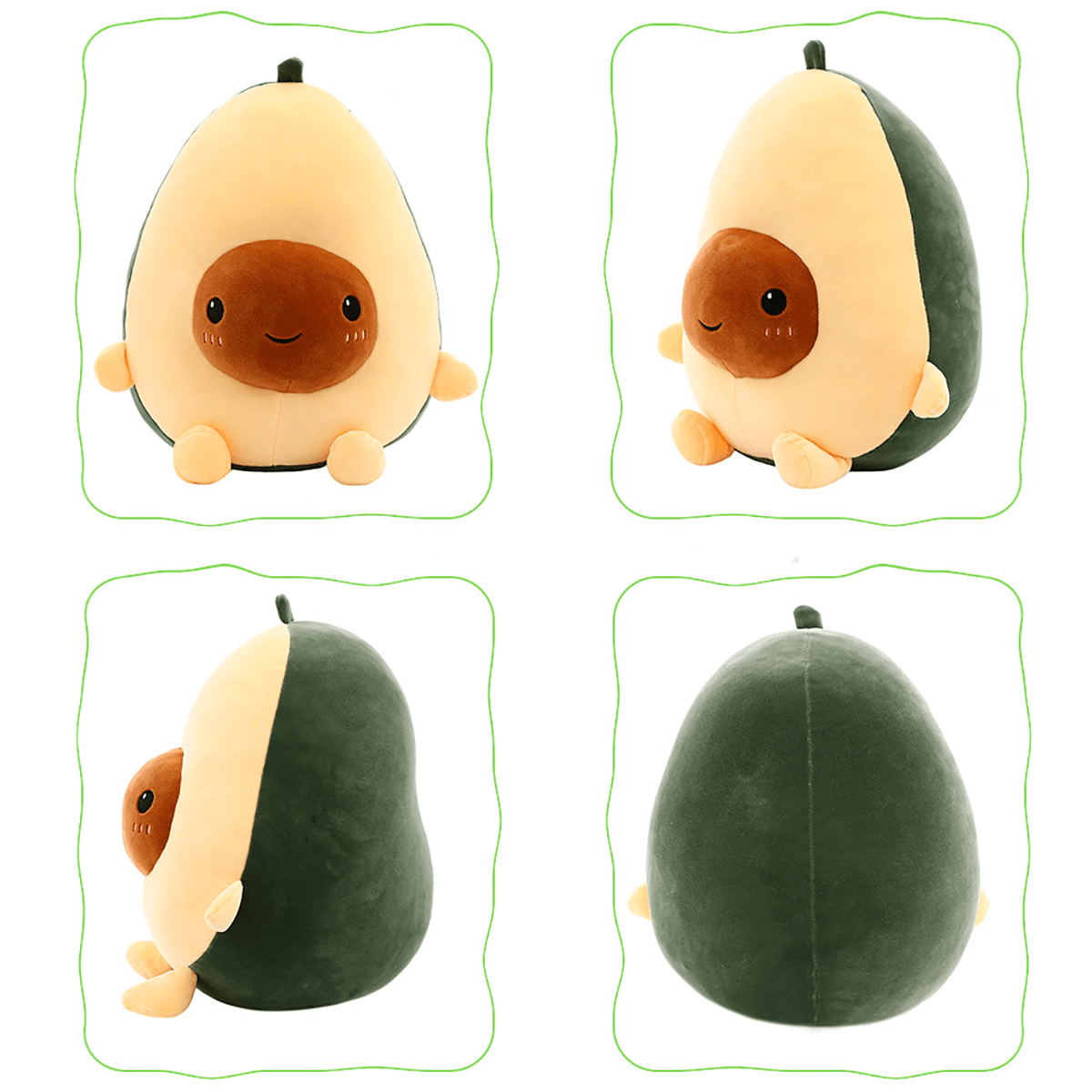 25/35/60 CENTIMETRI Carino Avocado Farcito Peluche Morbido Baby Doll Cartone Animato Frutta Cuscino Cuscino del Divano per I Bambini regalo di compleanno