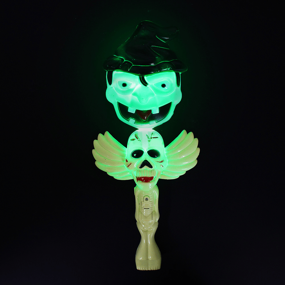 Mofun Halloween Pumpkin Glow Stick Ghost Green Light Decoration Toys Party Home Decor