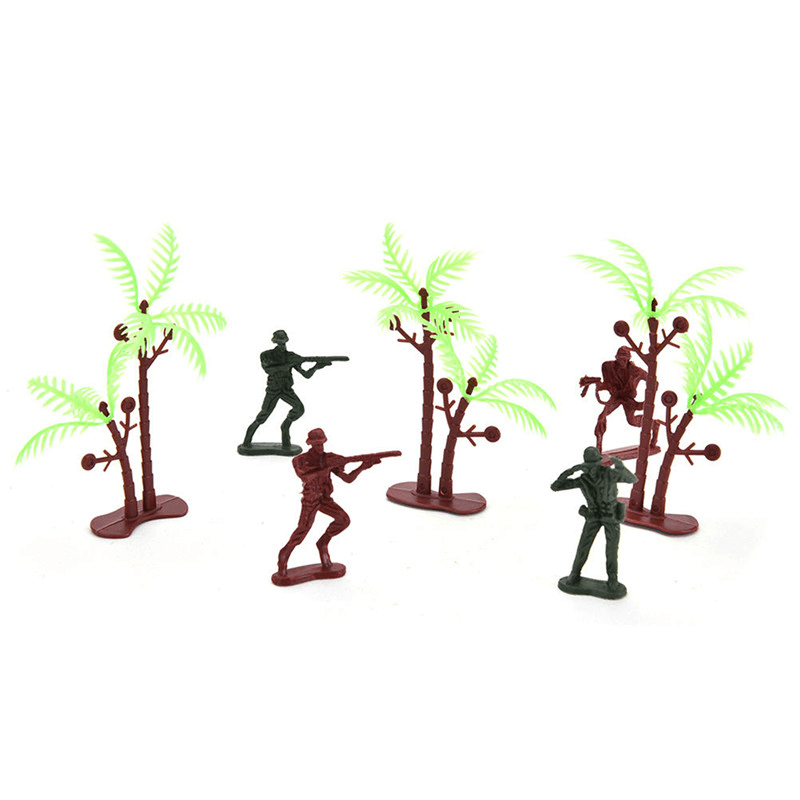 307PCS 4-9CM Military Soldier Army Men Figure Model Building Suit for Kids Children Gift Toys