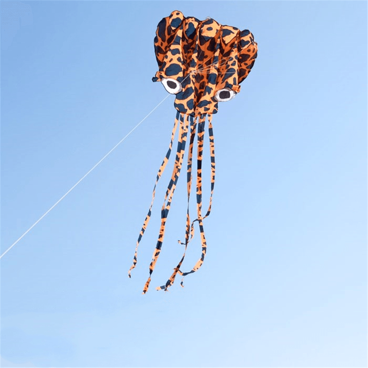 4M Large Animal Kite Octopus Frameless Soft Parafoil Kites for Kids