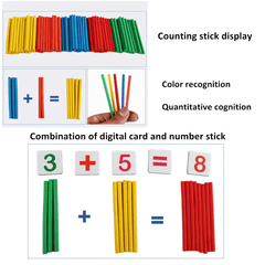 Digital Matching Box 3-6 Years Old Children Math Enlightenment Counting Stick Learning Early Learning Indoor Toys