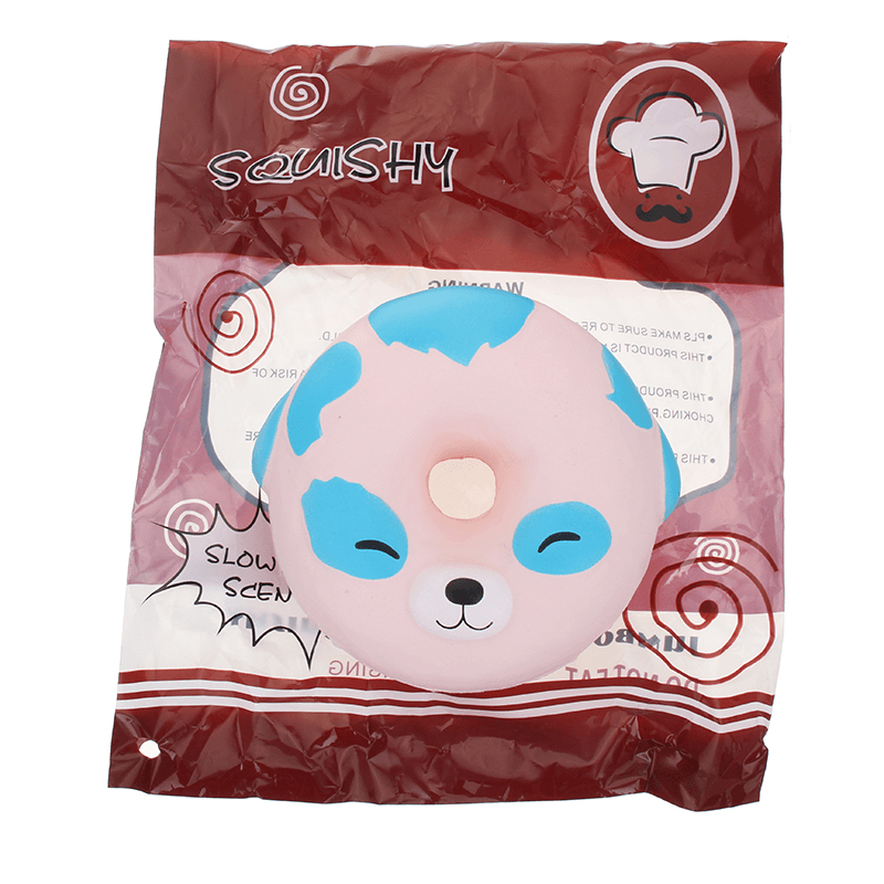 Yunxin Squishy Puppy Dog Donut 10Cm Scented Soft Slow Rising with Packaging Collection Gift Toy