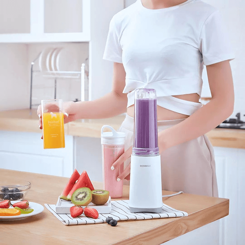 OCOOKER Mini Juicer Portable Quick Squeeze 280Ml 150W Juice Machine Blender From