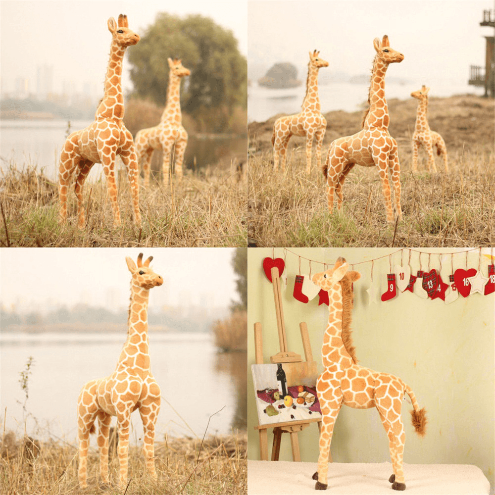 60CM Big Plush Giraffe Doll Giant Large Stuffed Animals Soft Kids Toy