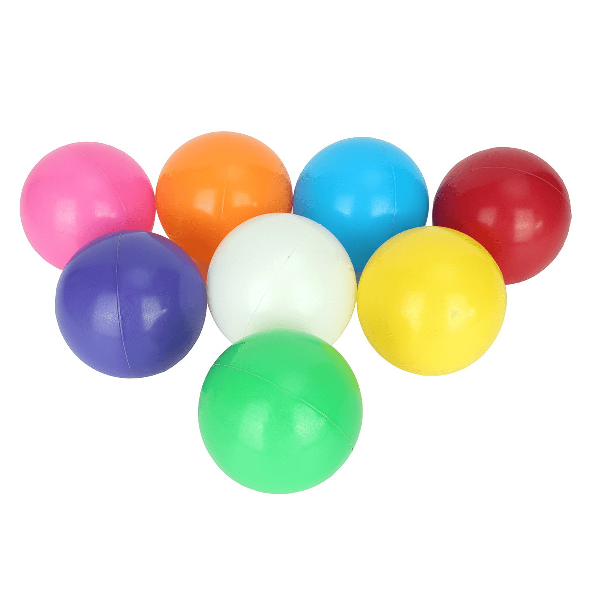 100 Stücke 8 cm Baby Kind Pit Spielzeug Schwimmen Bunte Weiche Kunststoff Ozean Ball Neuheiten Spielzeug