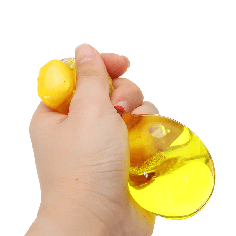 Squishy Yolk Grinding Transparent Egg Stress Reliever Squeeze Stress Party Fun Gift