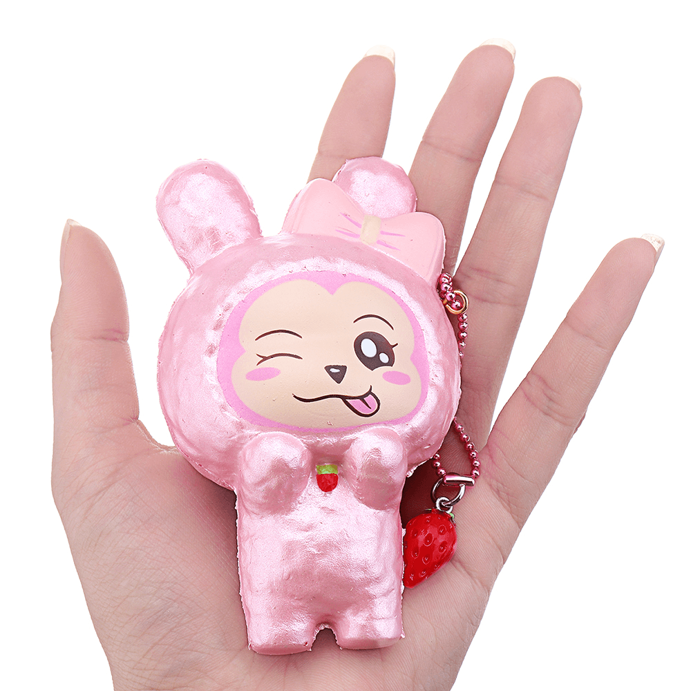 Puni Maru Squishy Cheeka Bunny Rabbit with Carrot Licensed Slow Rising with Original Packing