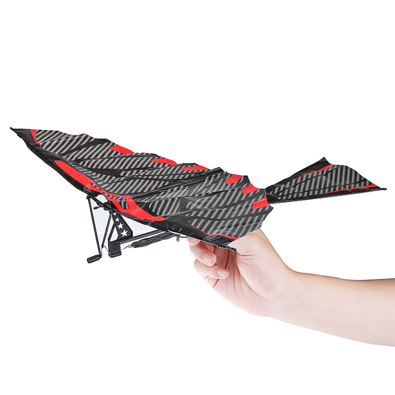 18Inches Eagle Carbon Fiber Birds Assembly Flapping Wing Flight DIY Model Aircraft Plane Toy with Box